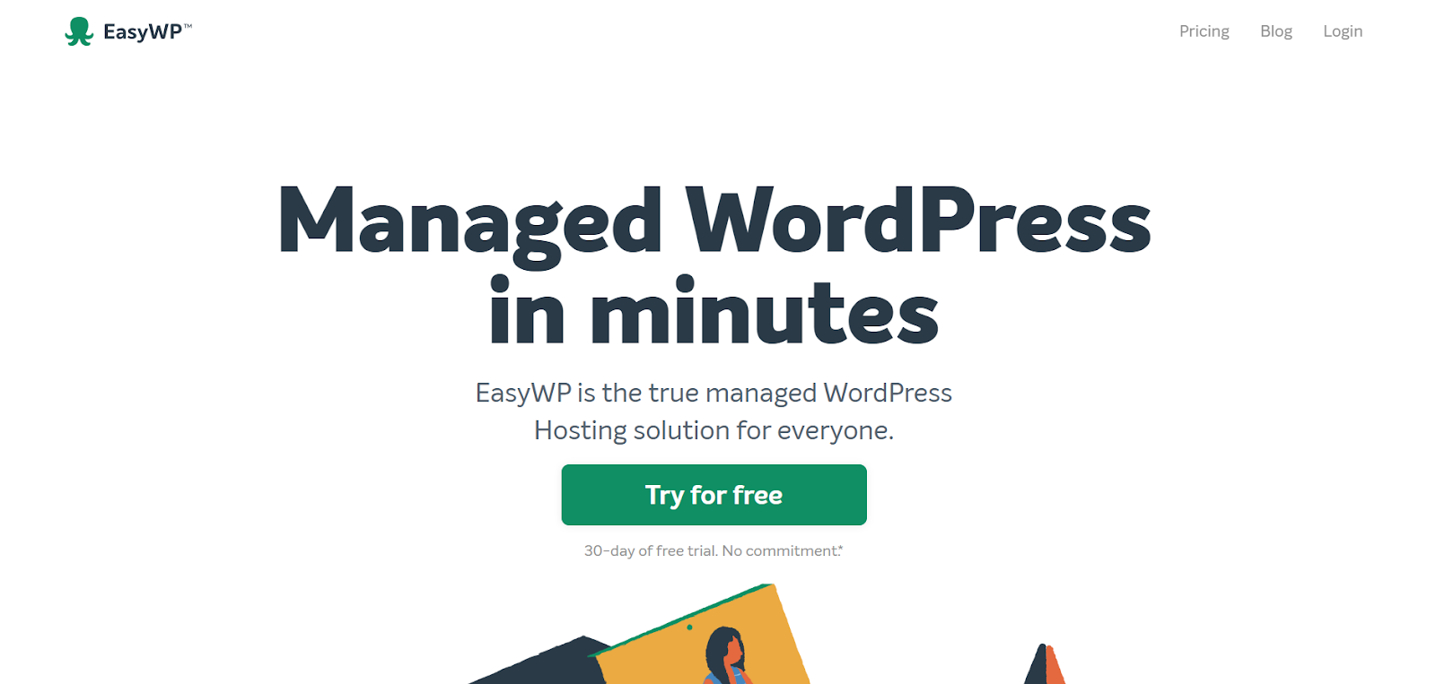 EasyWP managed hosting provider 