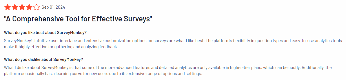 SurveyMonkey review