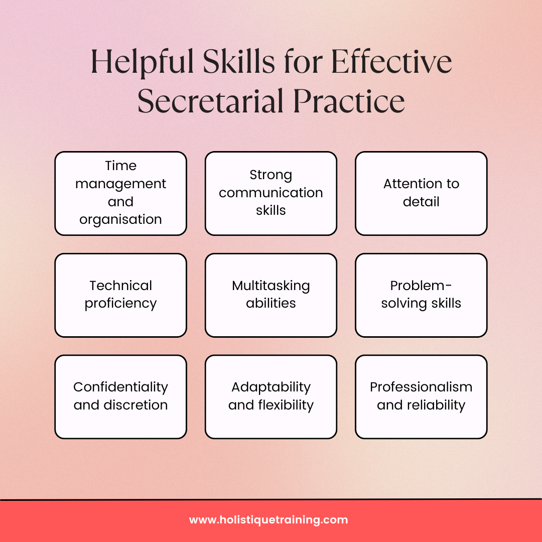 Helpful Skills for Effective Secretarial Practice