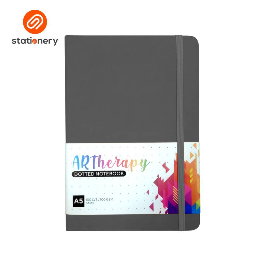 Artherapy Dotted Notebook A5 100gsm 100 Sheets - Gray