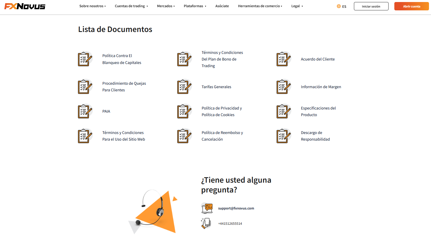 Visita la página legal de FXNovus para más información.