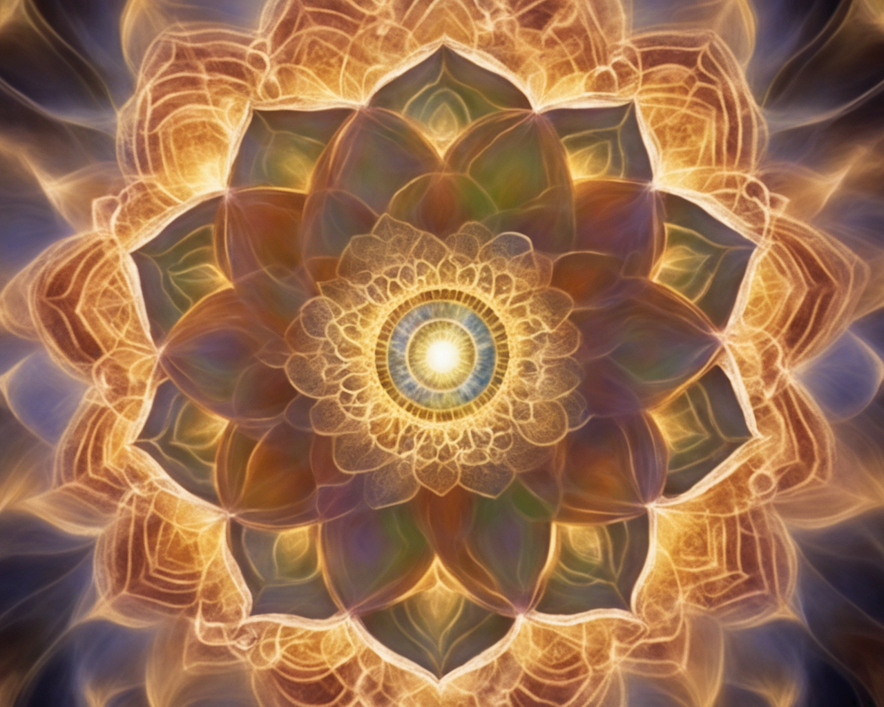 A colorful mandala with a light in the center

AI-generated content may be incorrect.