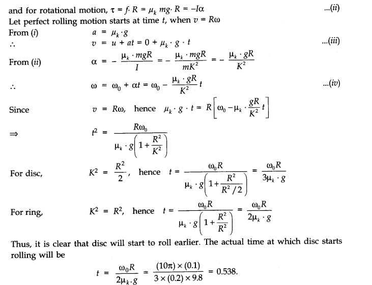 NCERT Solutions for Class 11 Physics Chapter 7 System of Particles and Rotational Motion Q30.1