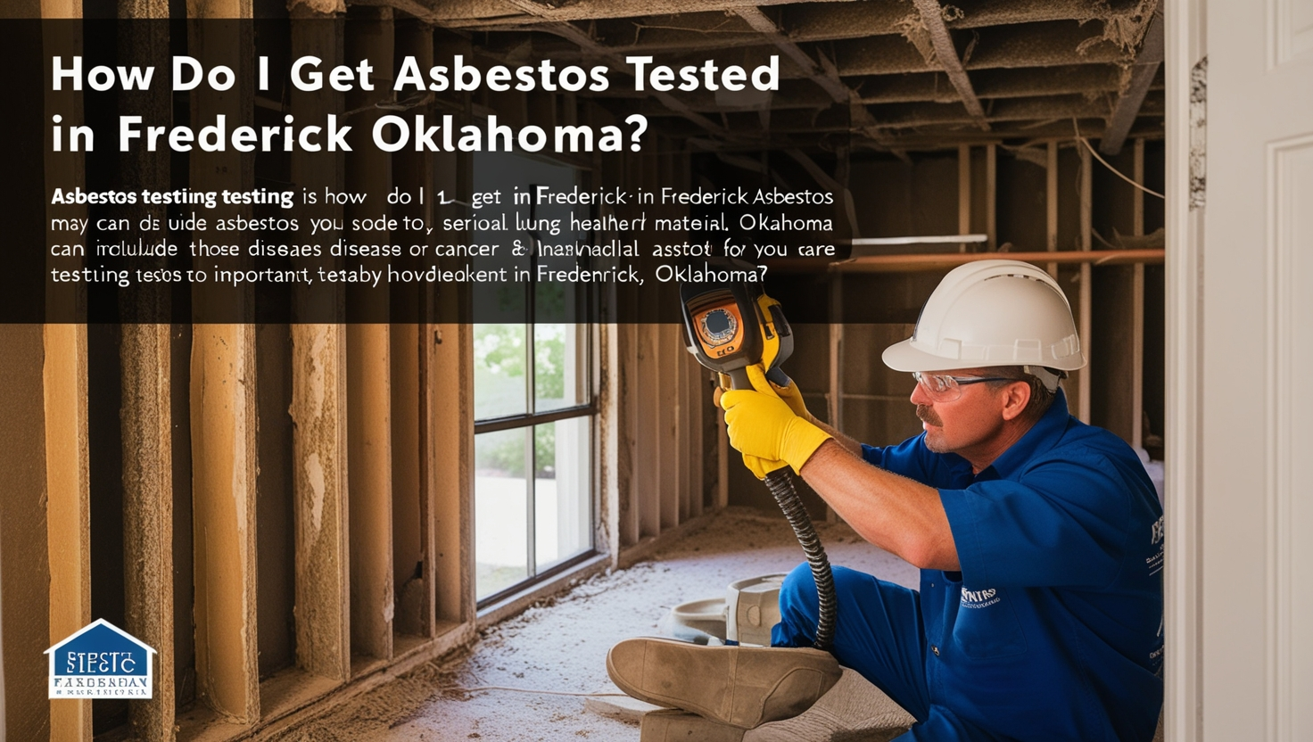 How Do I Get Asbestos Tested in Frederick Oklahoma