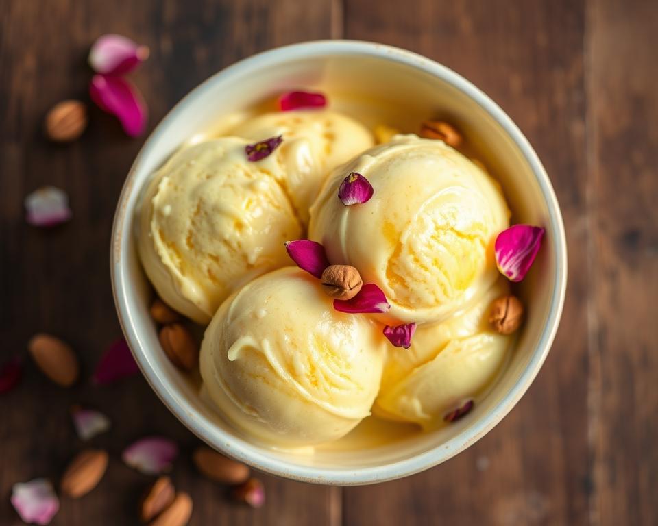 saffron ice cream