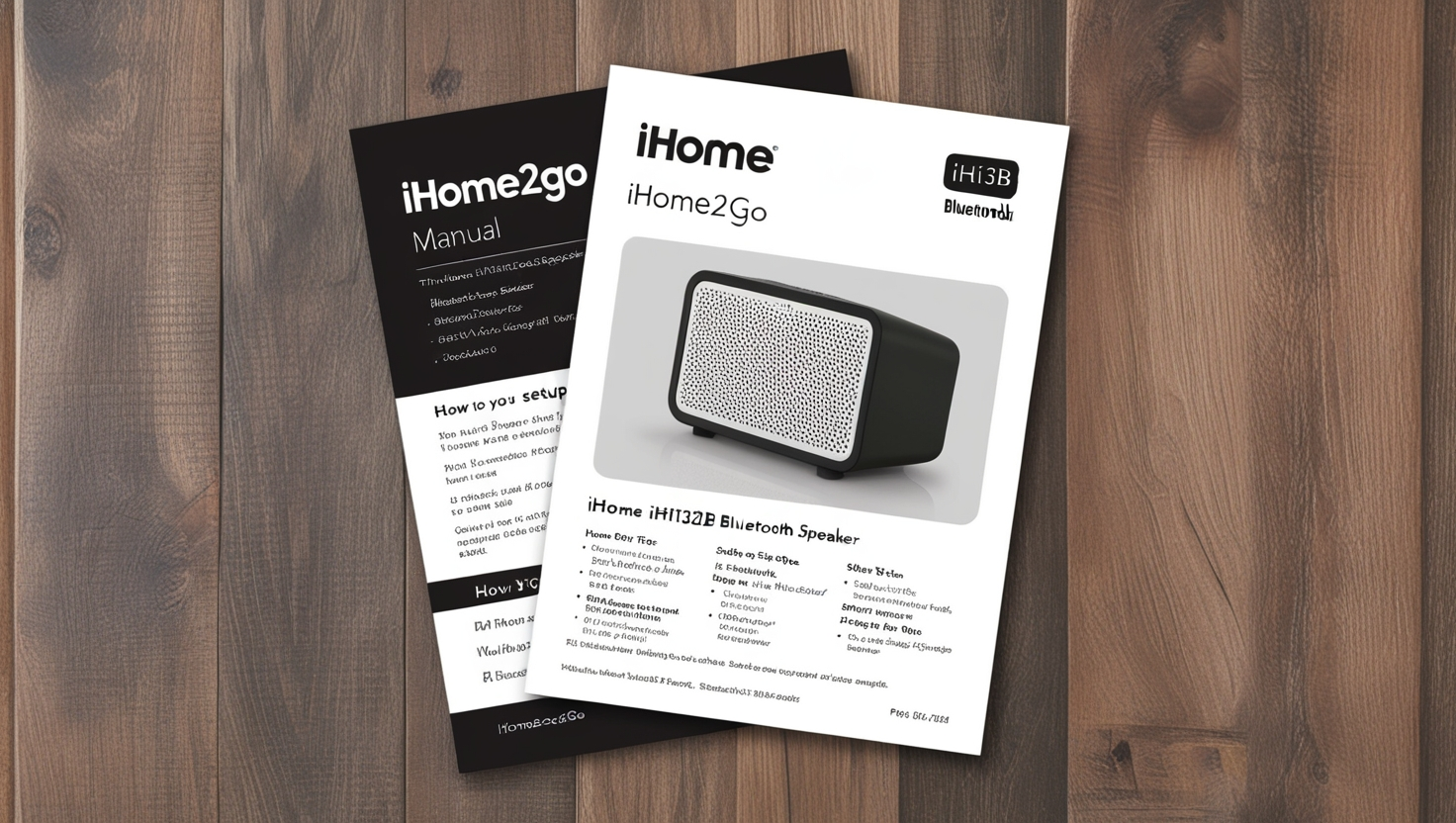 iHome IH13B iHome2Go Manual

