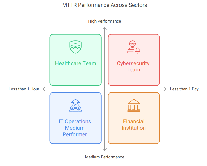 MTTR performance across sectors