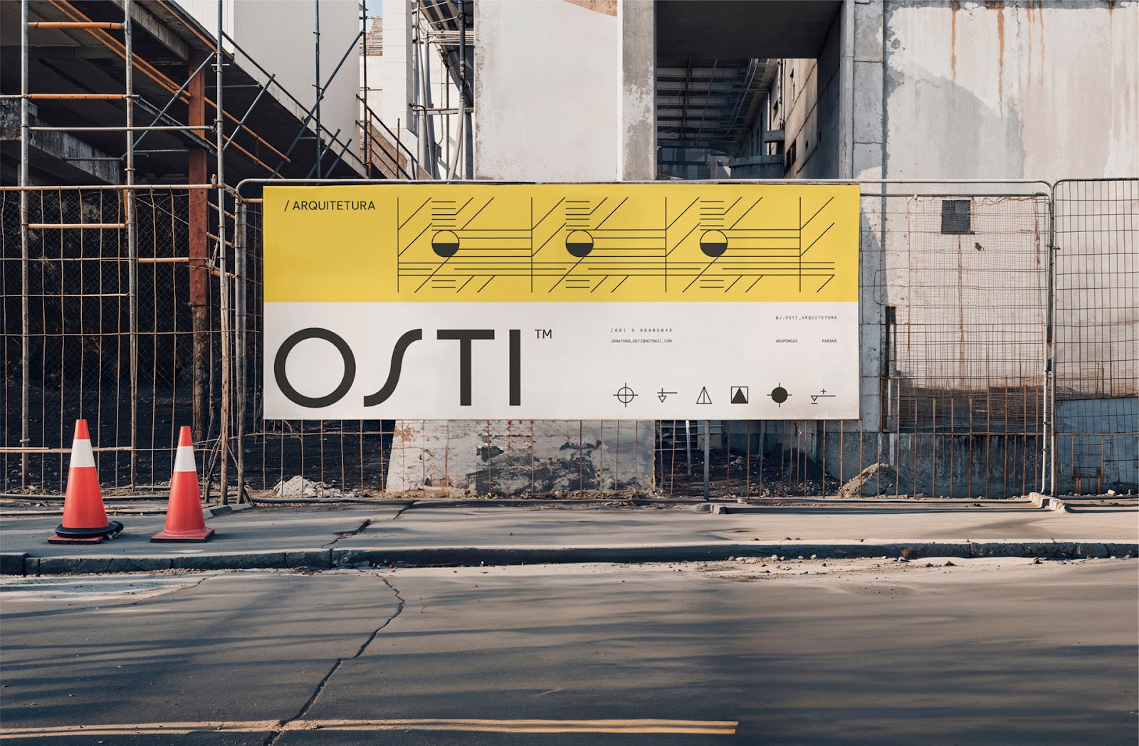 Image from the OSTI Architecture: Branding & Visual Identity Insights article on Abduzeedo