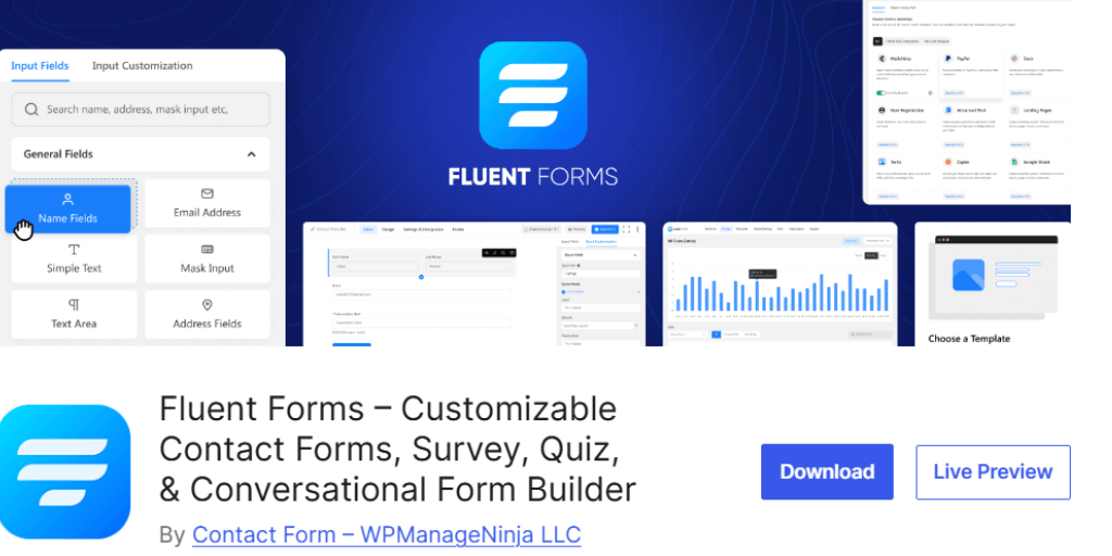 Fluent Forms Contact form 7 Alternatives