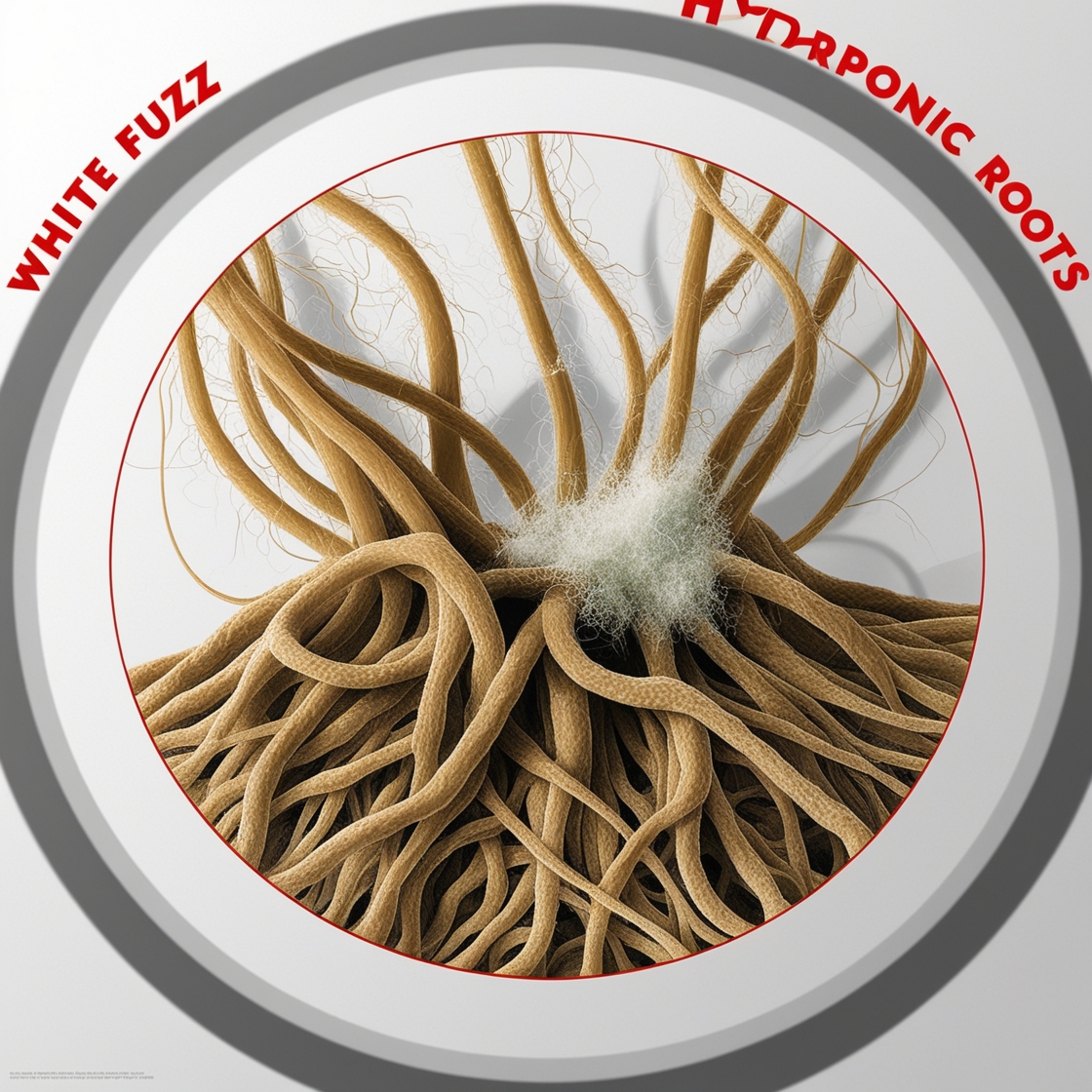 What is the white fuzz on my hydroponic roots?