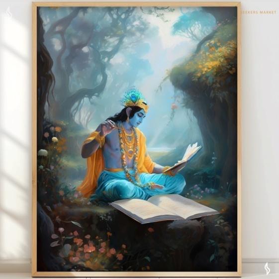 Bhagavad Gita Art - Etsy