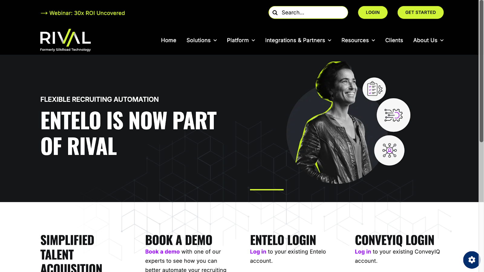 Entelo Landing Page