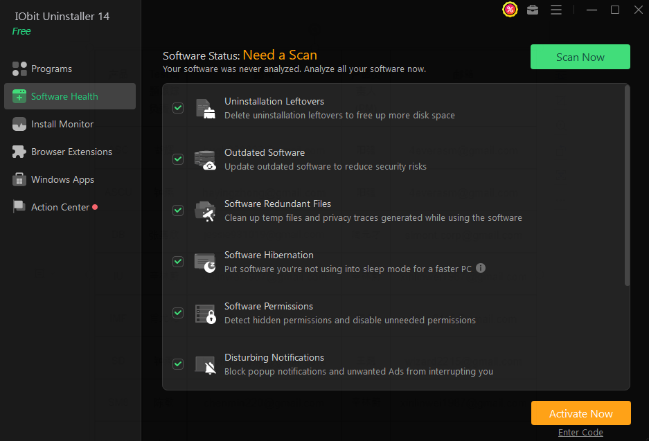 IObit Uninstaller 14_Software Health