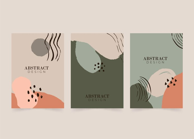 Abstract designs cover collection