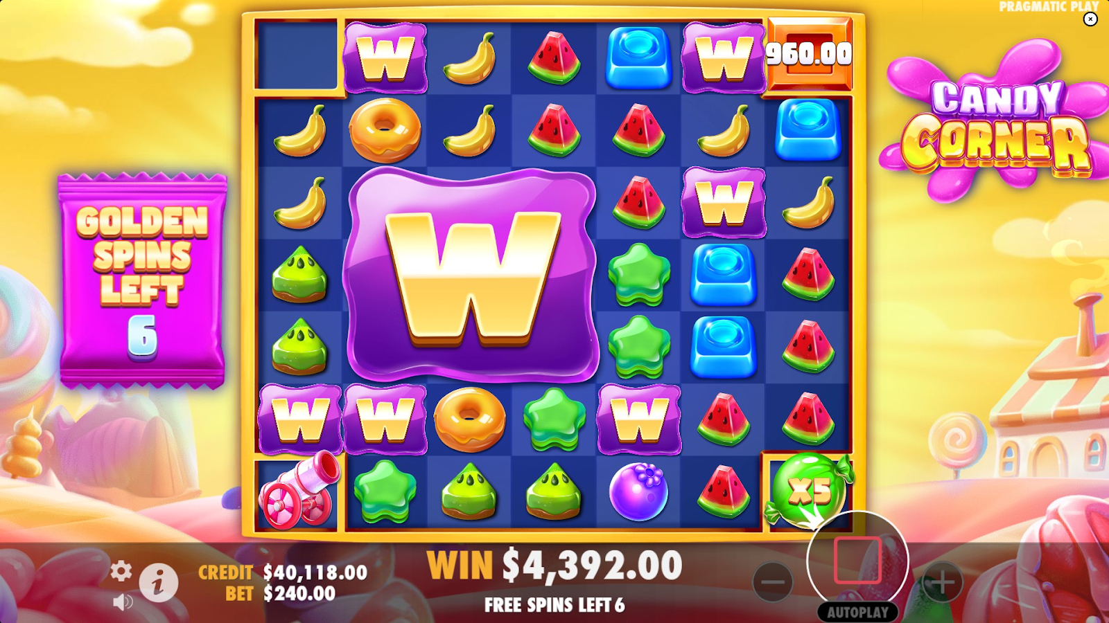 Candy Corner Slot Gameplay