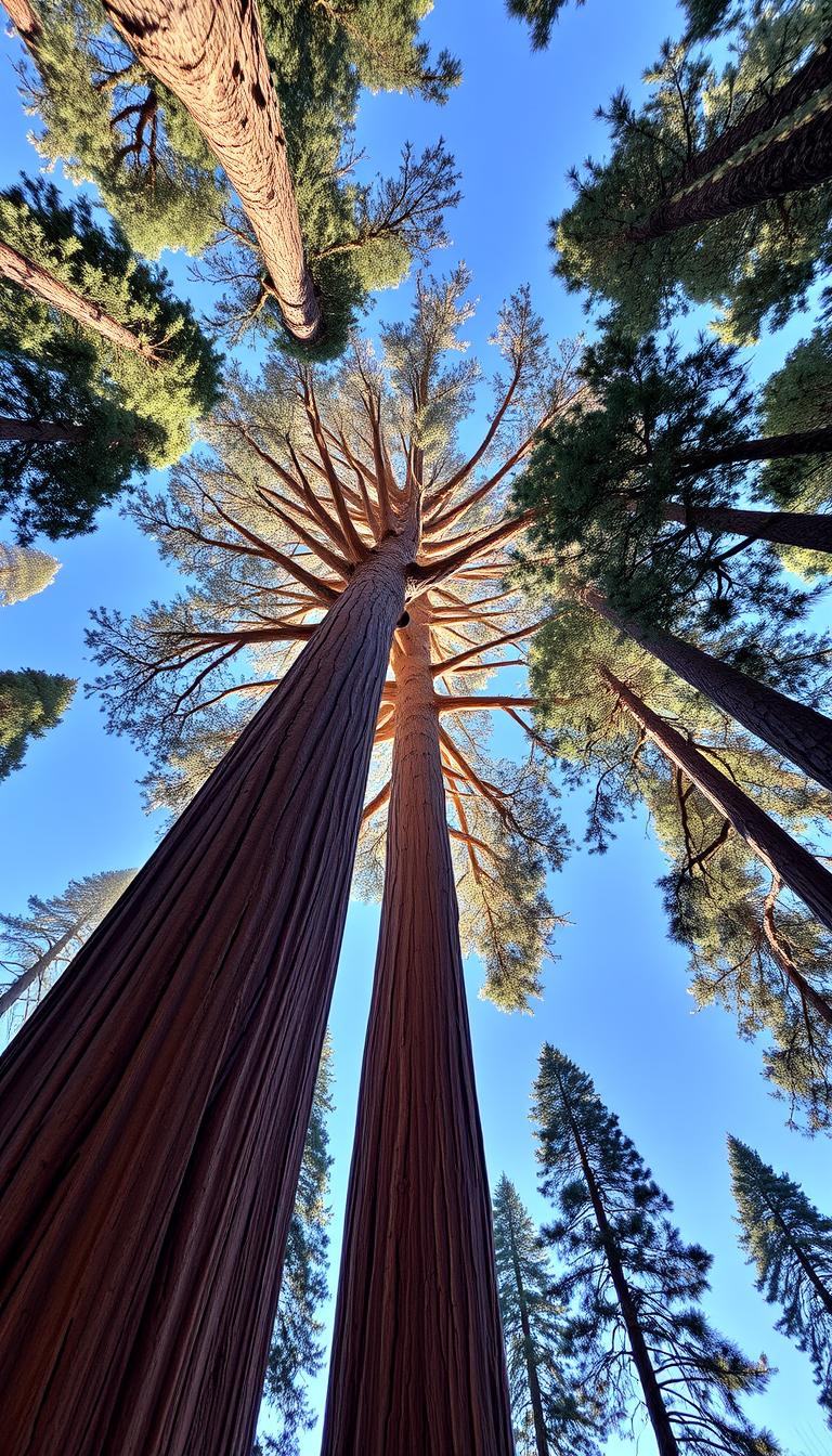 General Sherman giant sequoia tree in Sequoia National Park, California