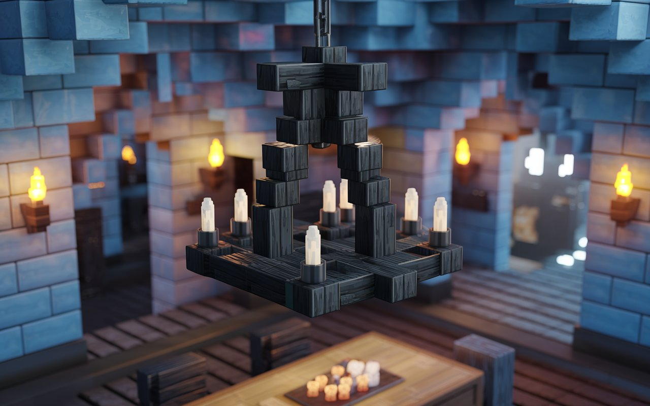 Black Chandelier Minecraft