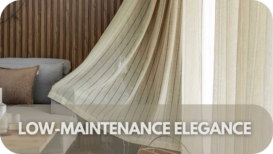 Ways Sheer Curtains Can Enhance Your Home: Low-Maintenance Elegance