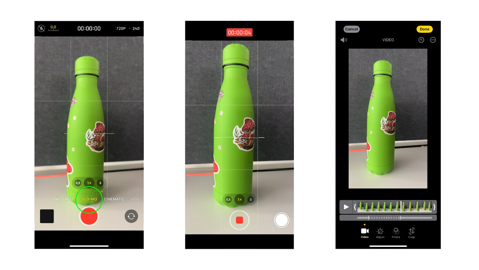 iphone slow motion video
