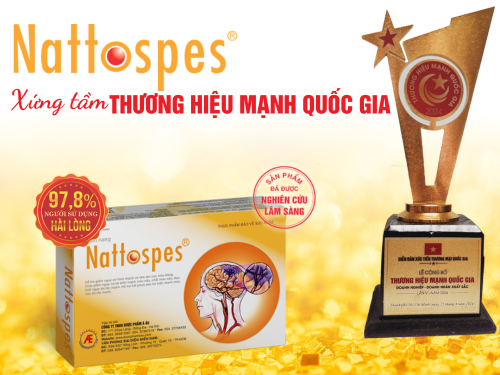 Nattospes xứng tầm Thương hiệu Mạnh Quốc gia