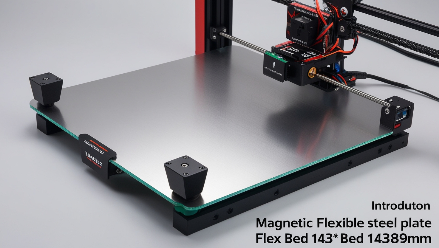 Magnetic Flexible Steel Plate Flex Bed 143x89mm