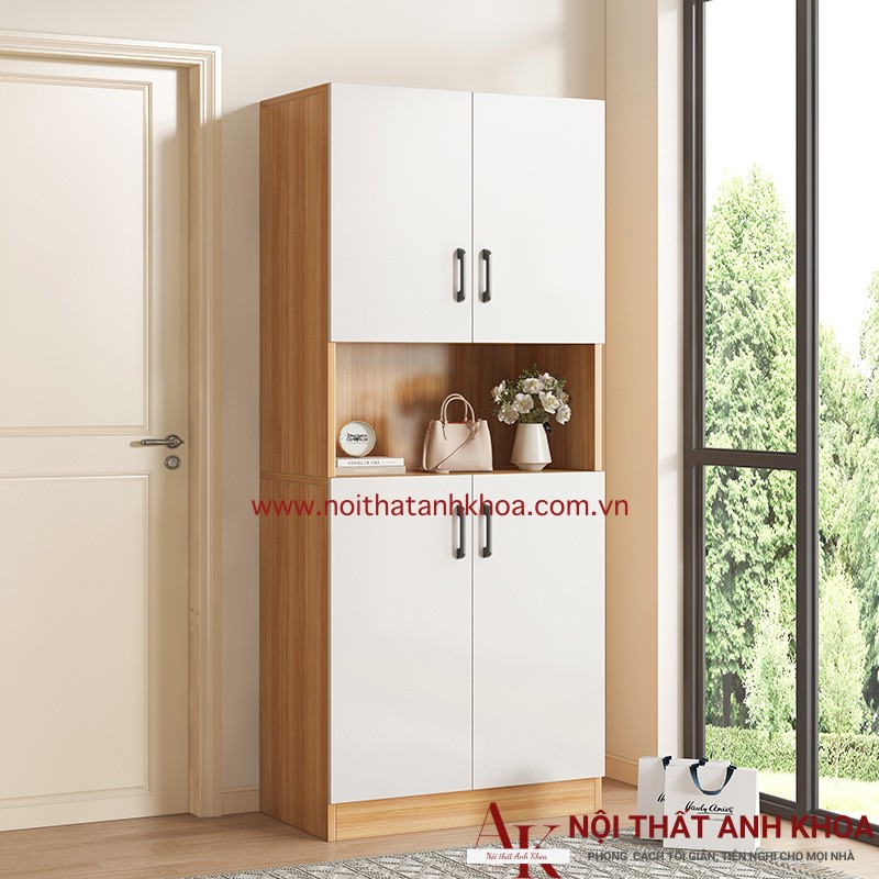 Tủ Giày Kịch Trần Gỗ MDF Đẹp Hiện Đại Giá Rẻ