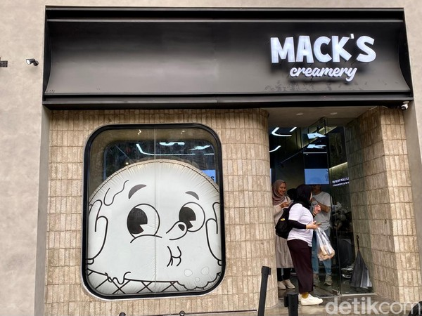 tempat makan viral di blok m Mack’s Creamery