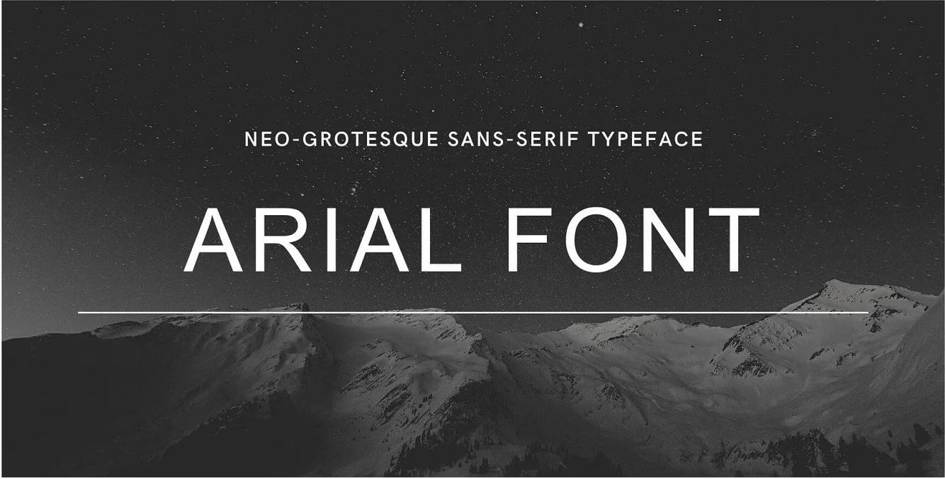 Arial Font - Download Free Font