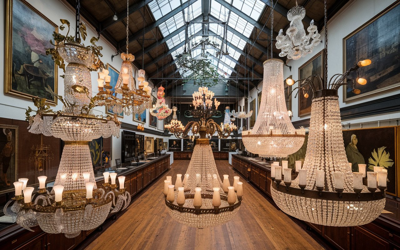 Auction Houses Specialising in Vintage Chandeliers Near 90804