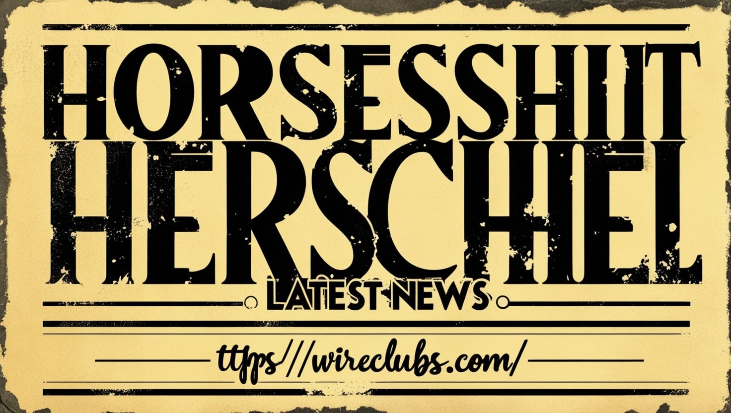 horseshit herschel latest news