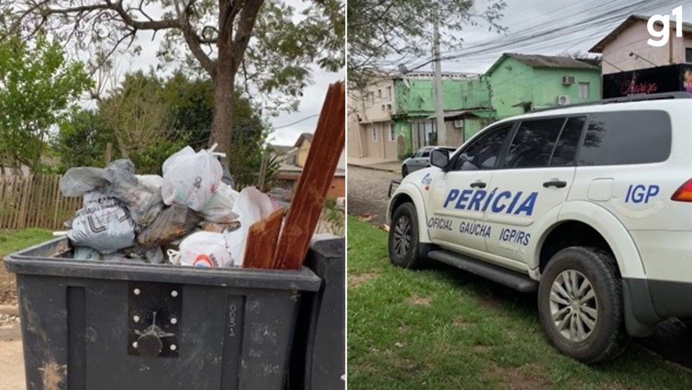 Corpo de menina  encontrado dentro de continer de lixo no RS  Foto: Marcio Santos/Jornal O Guaba