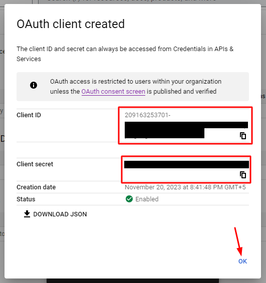 Integration with Google Sheets - Tyche Softwares Documentation