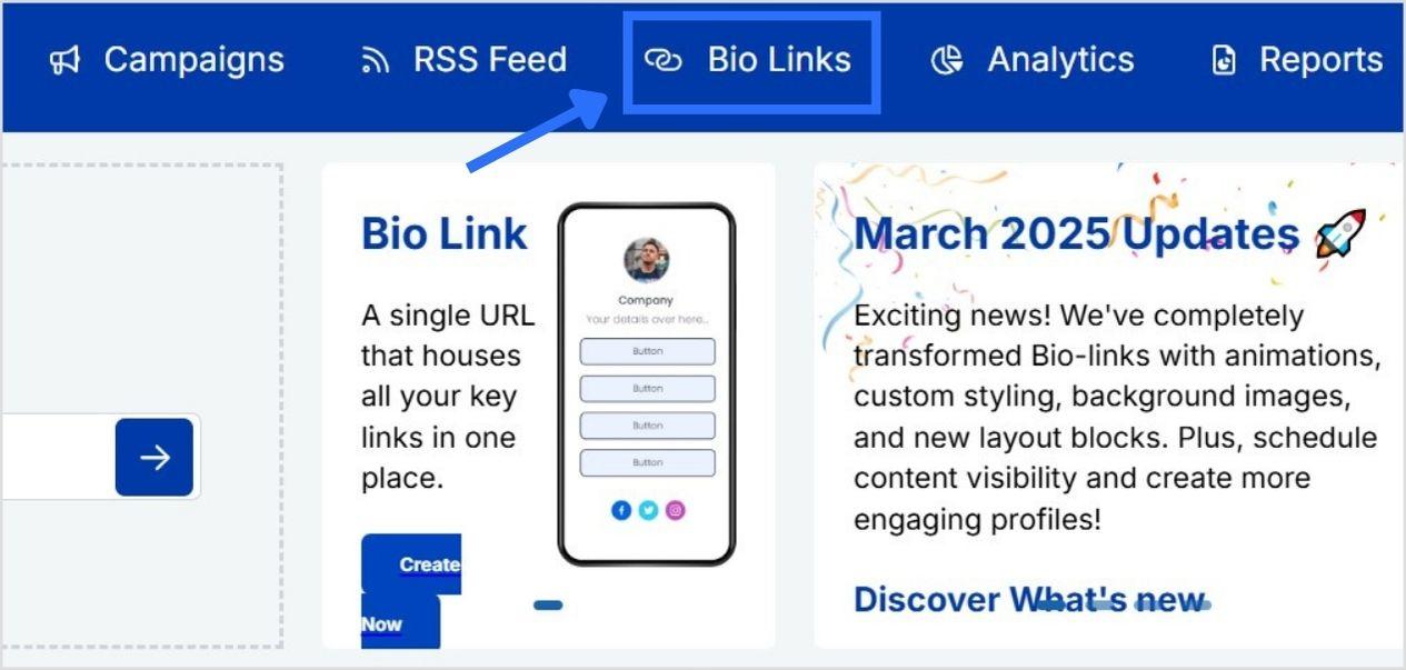 Go to bio links