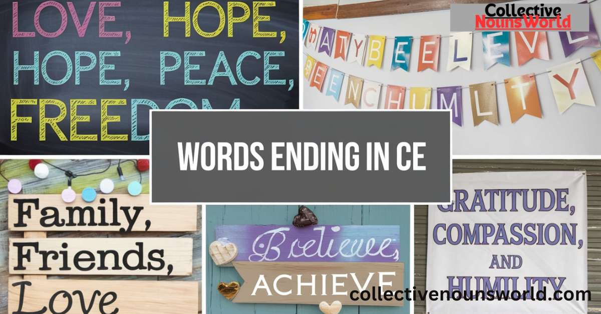 8-letter words that end in ce