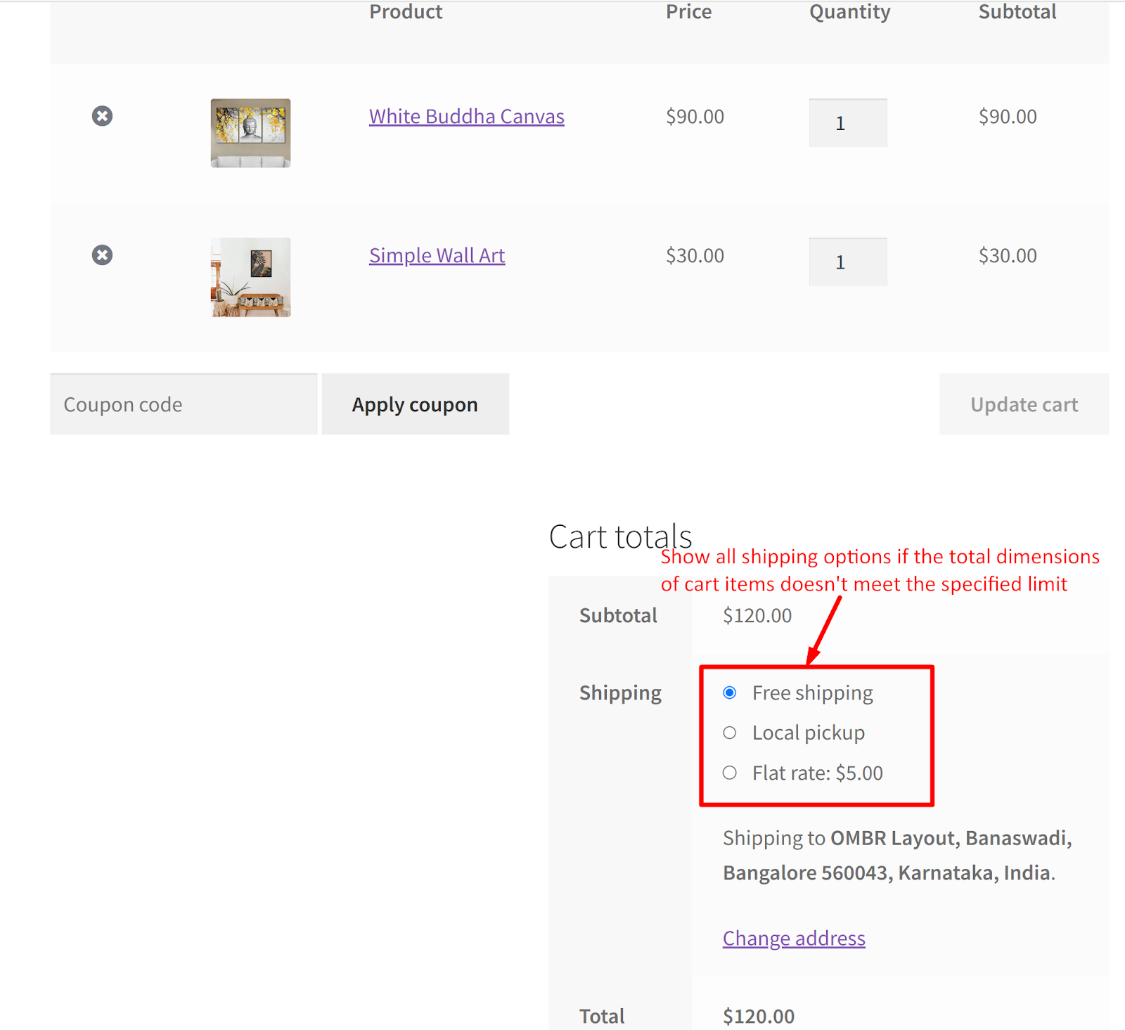 How to Enable or Disable Shipping Based on Product Dimensions in WooCommerce? - Tyche Softwares