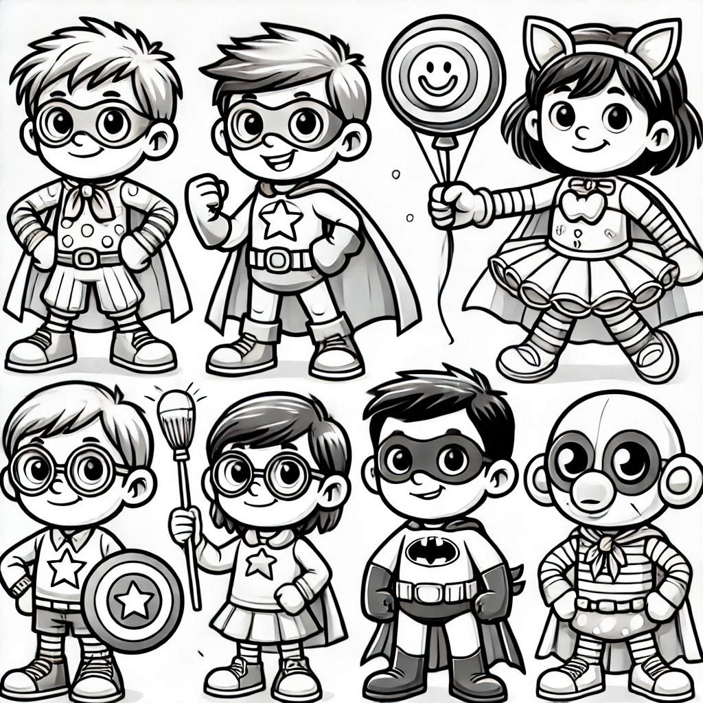 desenho de super herois 