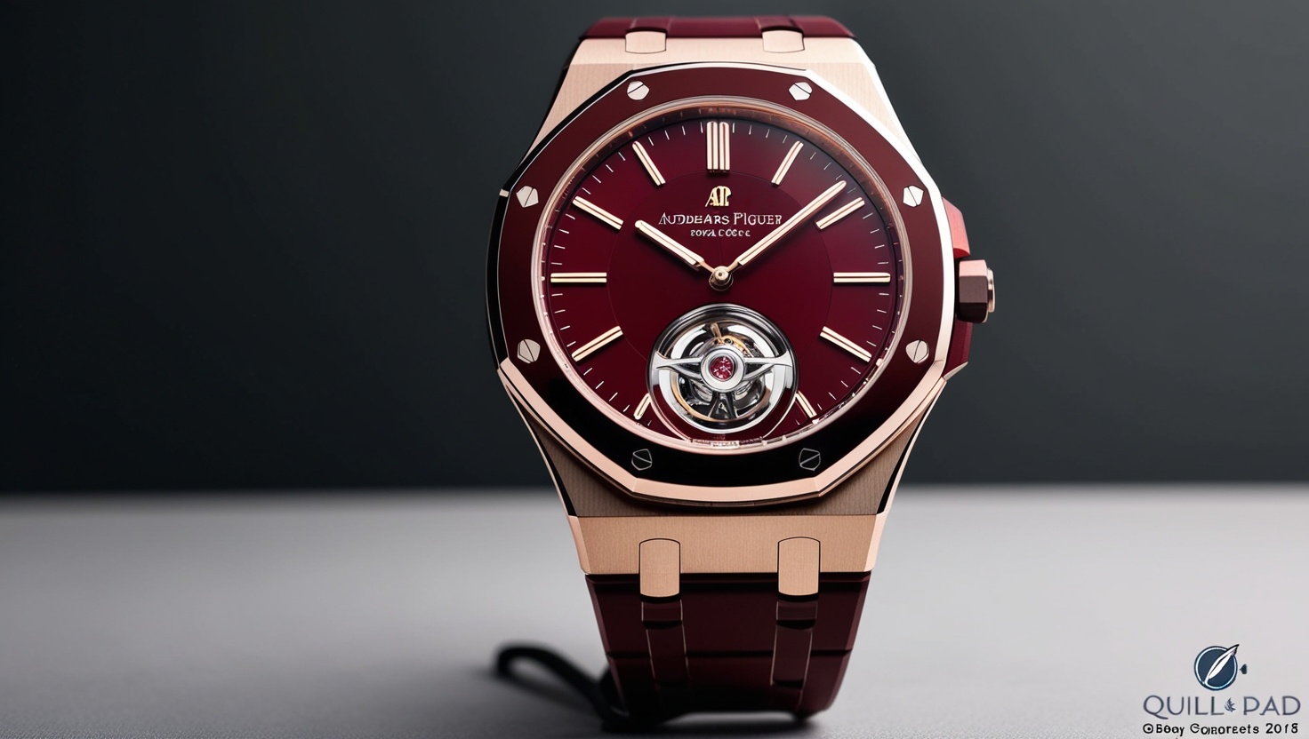 Audemars Piguet Royal Oak Flying Tourbillon Burgundy Replica