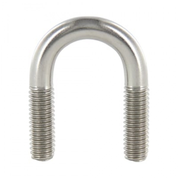 Cùm u hệ inch được sản xuất từ các vật liệu như inox 304, inox 316 và thép 4.8