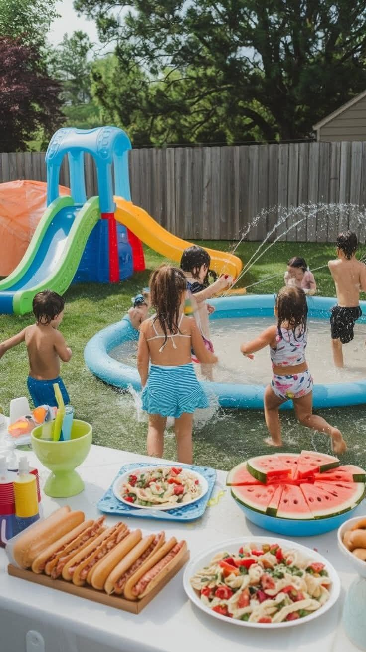 DIY mini water park birthday party
