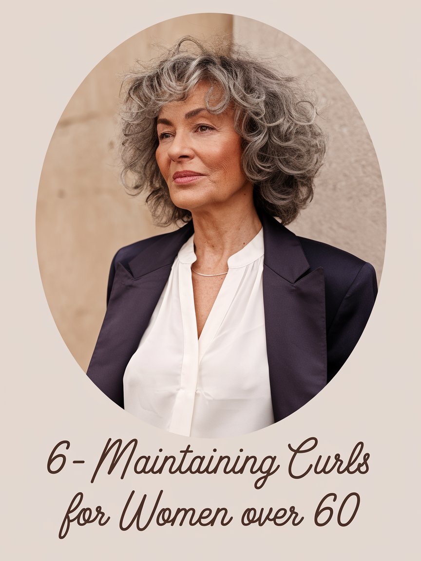 6- Maintaining Curls for Women Over 60