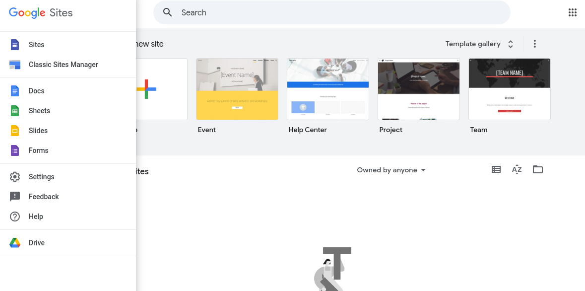 Google sites