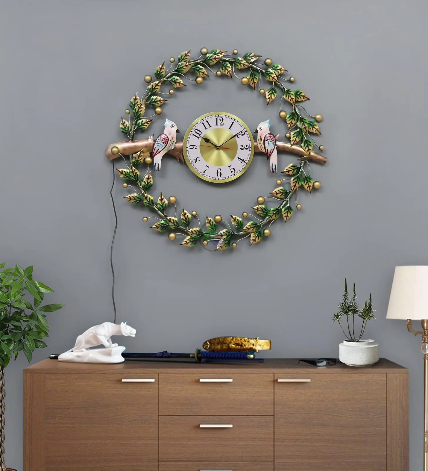 Bird design clock