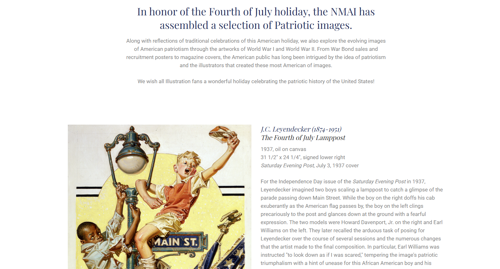 4th of July Virtual Exhibition of National Museum of American