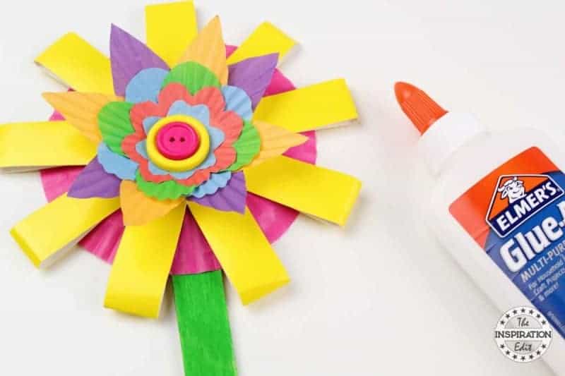 Paper Cup Flower Craft for Kids.