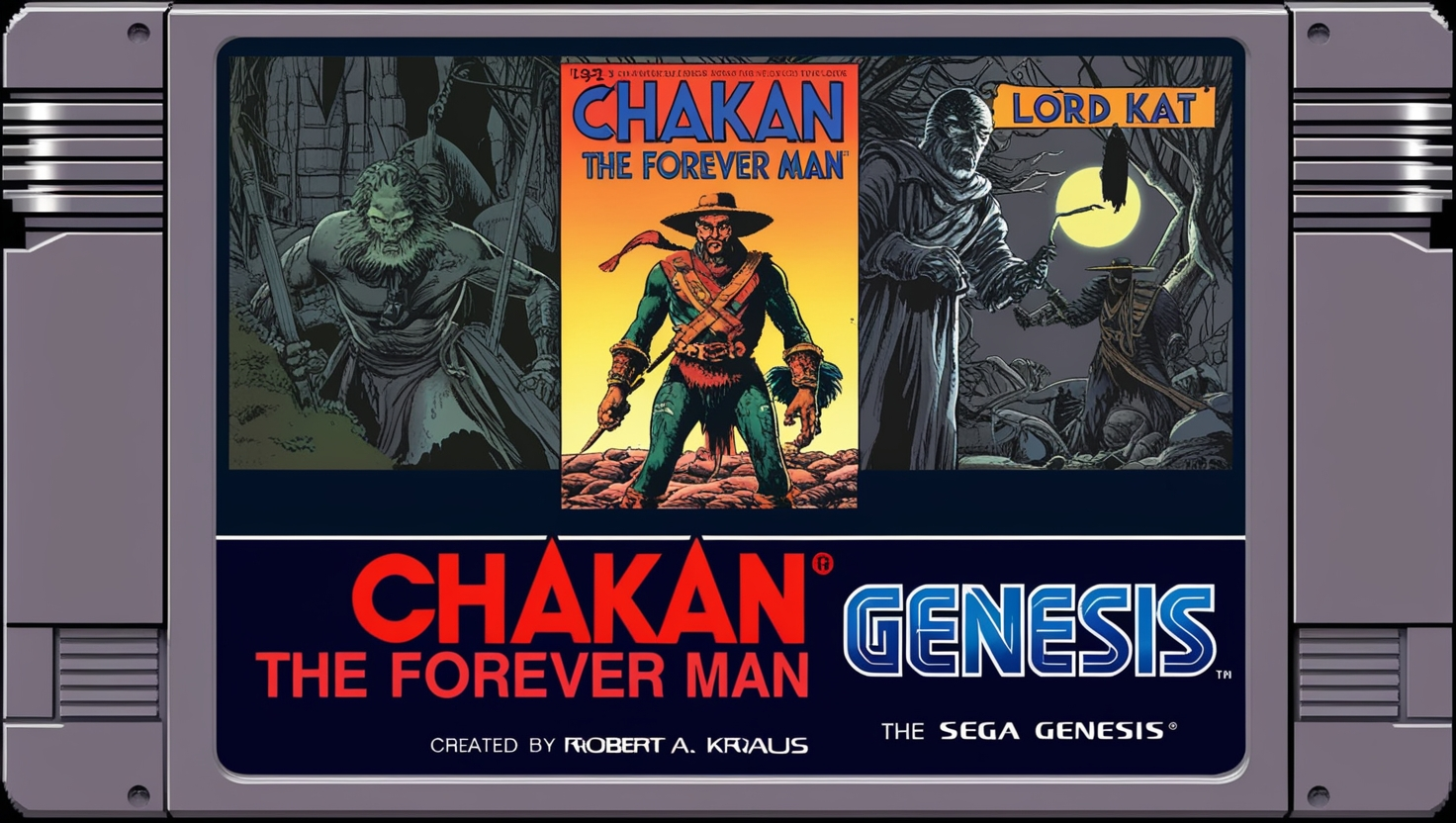 Sega Genesis Chakan the Forever Man Lord Kat