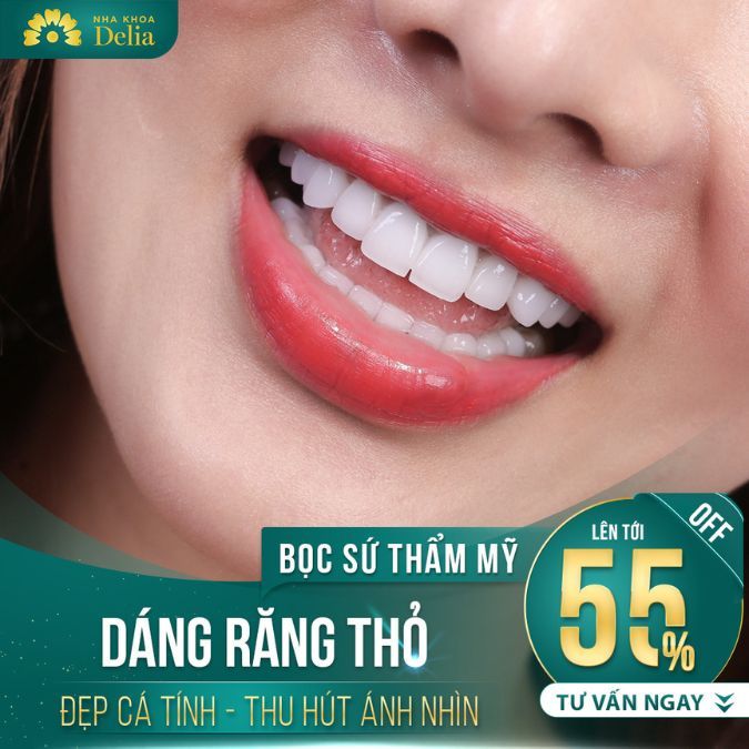 Mặt dán sứ răng thỏ có kích thước siêu mỏng, màu sắc trắng sáng tự nhiên