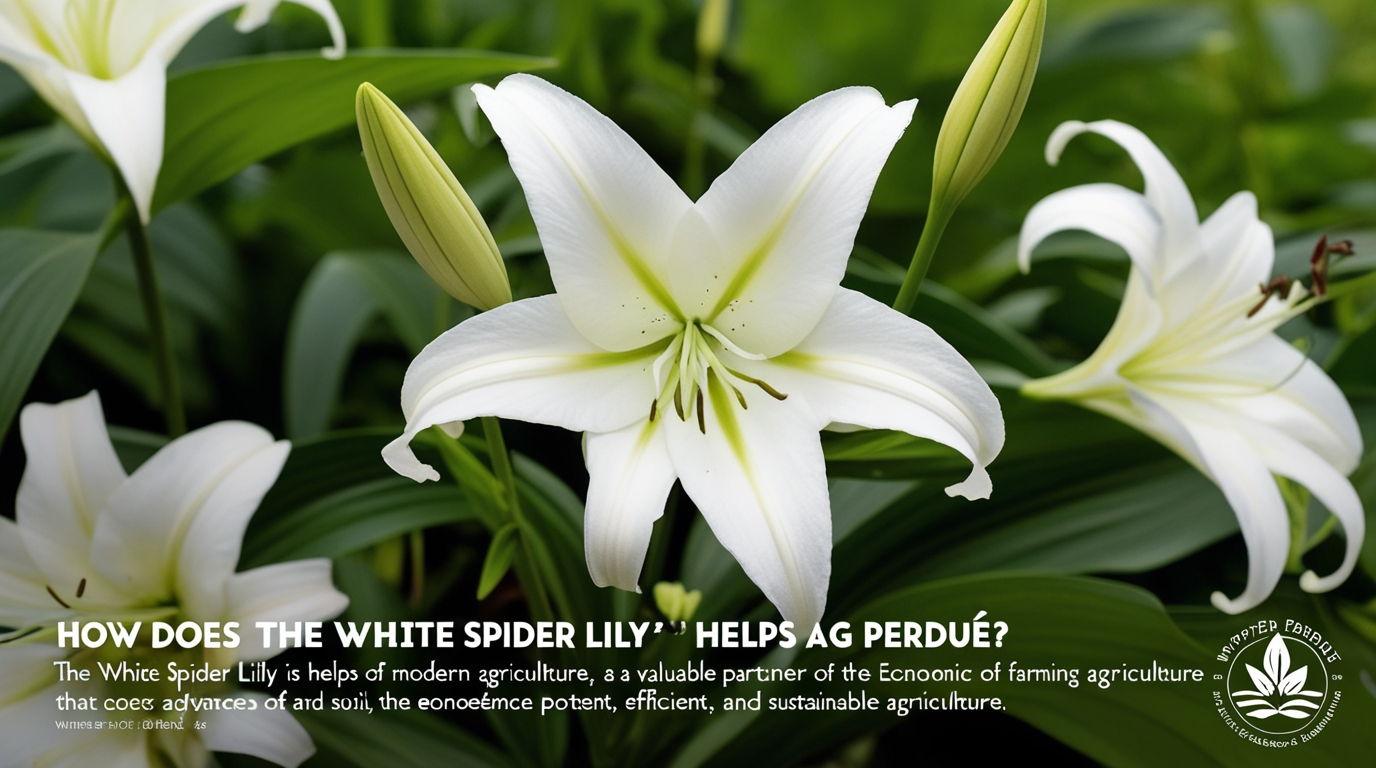 White Spider Lily Help the AG Perdue