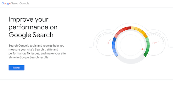 Google Search Console website analytics tool