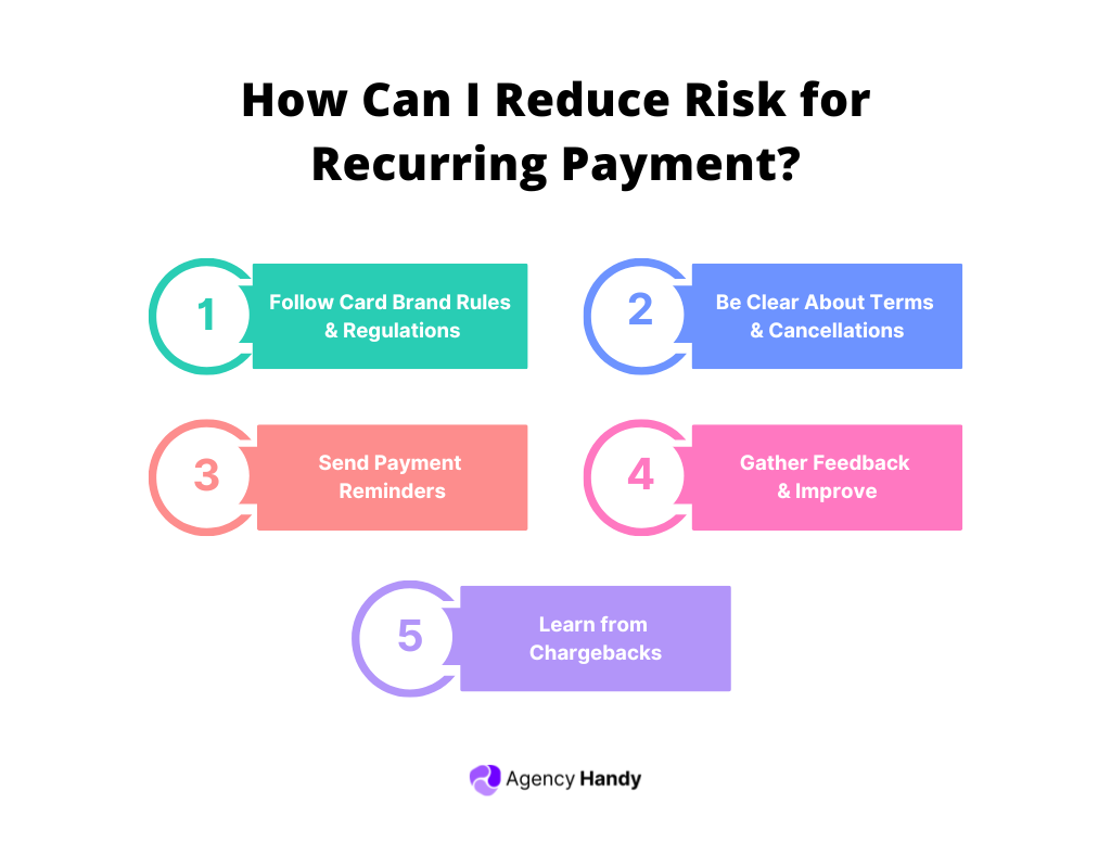 How Can I Reduce Risk for Recurring Payment