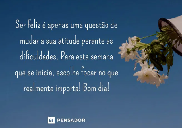 segunda-feira frases positivas